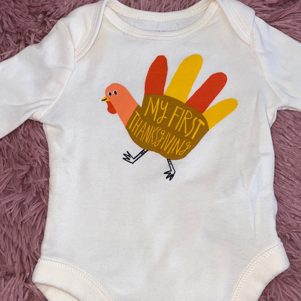 My First Thanksgiving Onesie and leggings